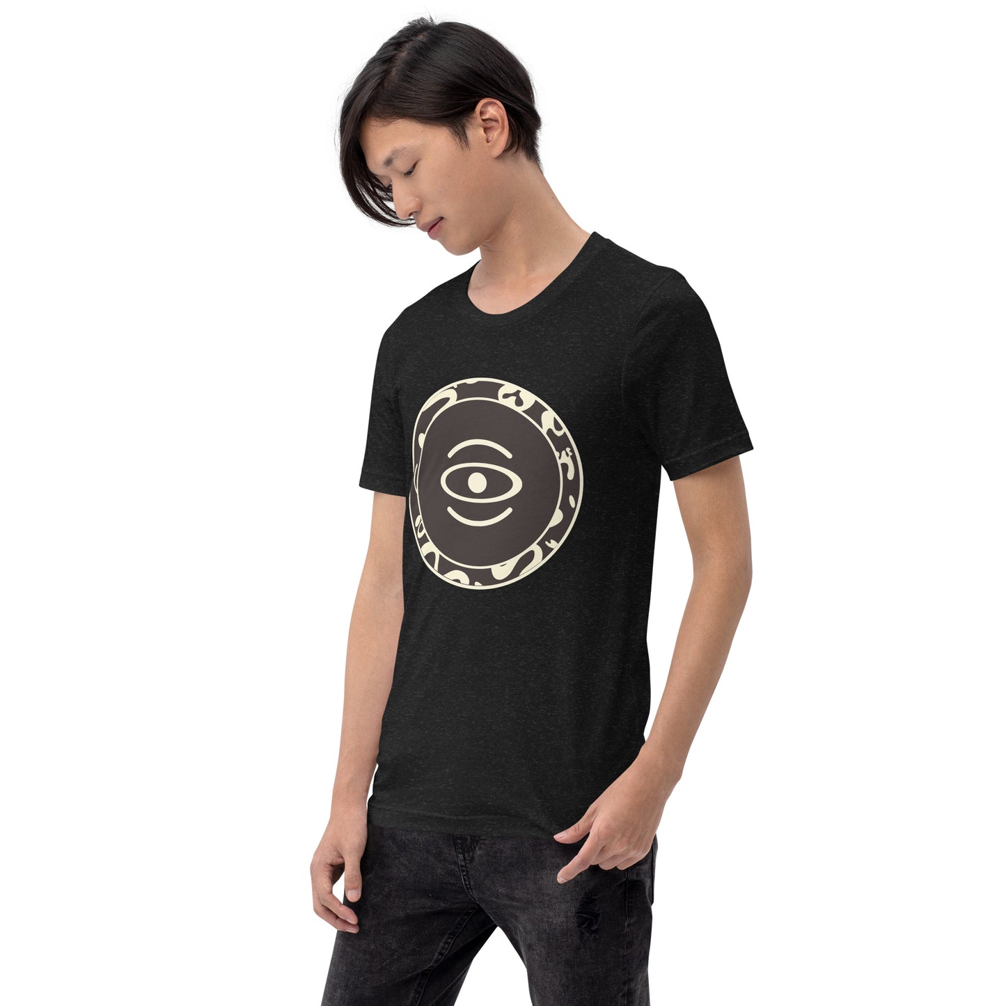 ADORN'D EMBLEM T-SHIRT - Smoke Black Logo