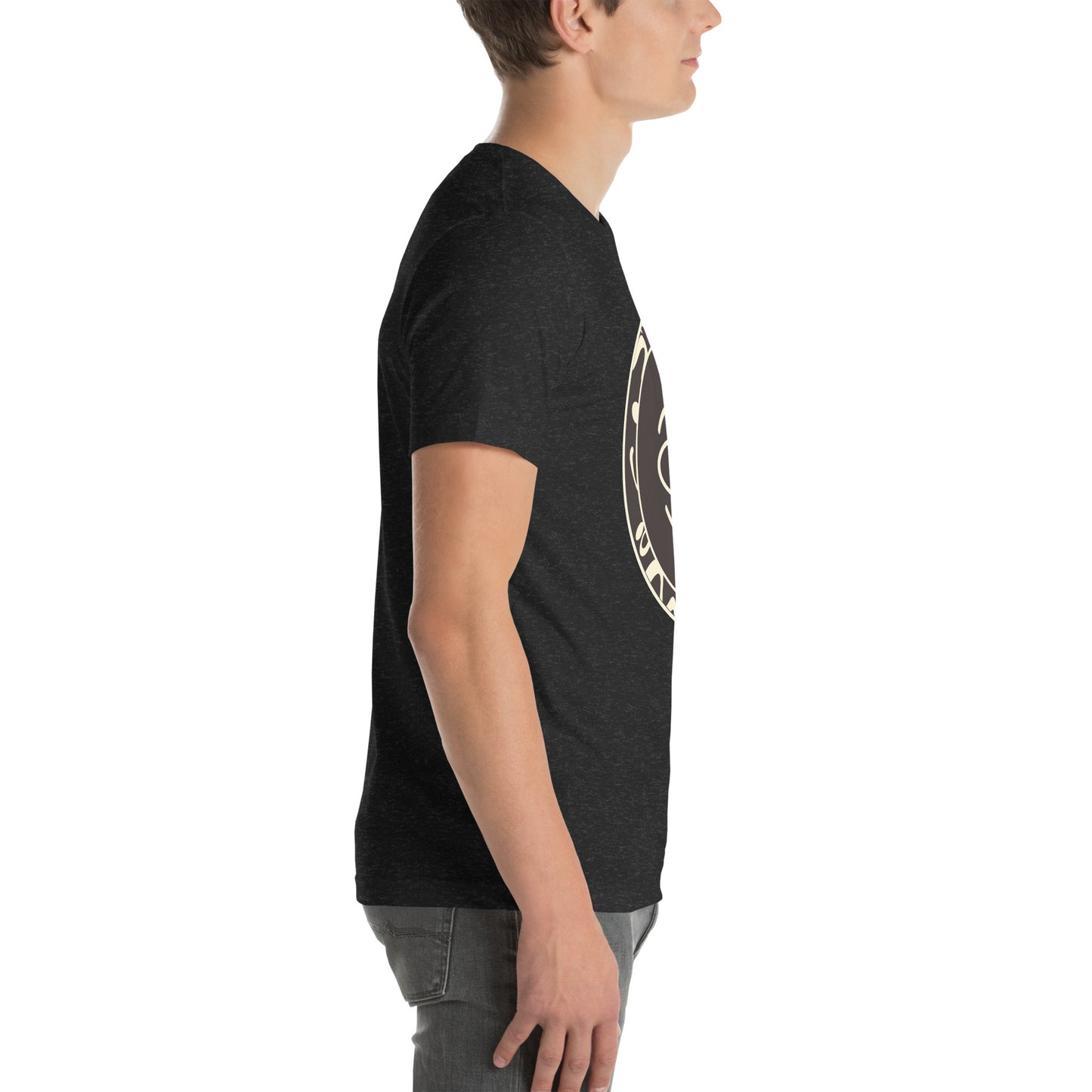 ADORN'D EMBLEM T-SHIRT - Smoke Black Logo