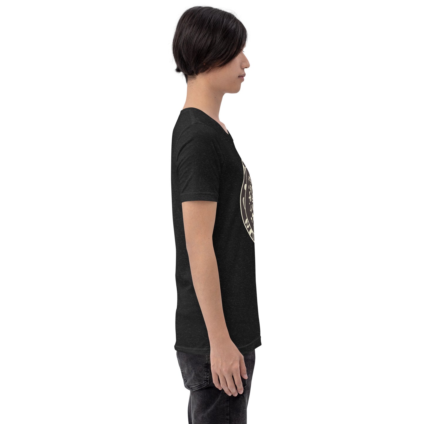 ADORN'D EMBLEM T-SHIRT - Smoke Black