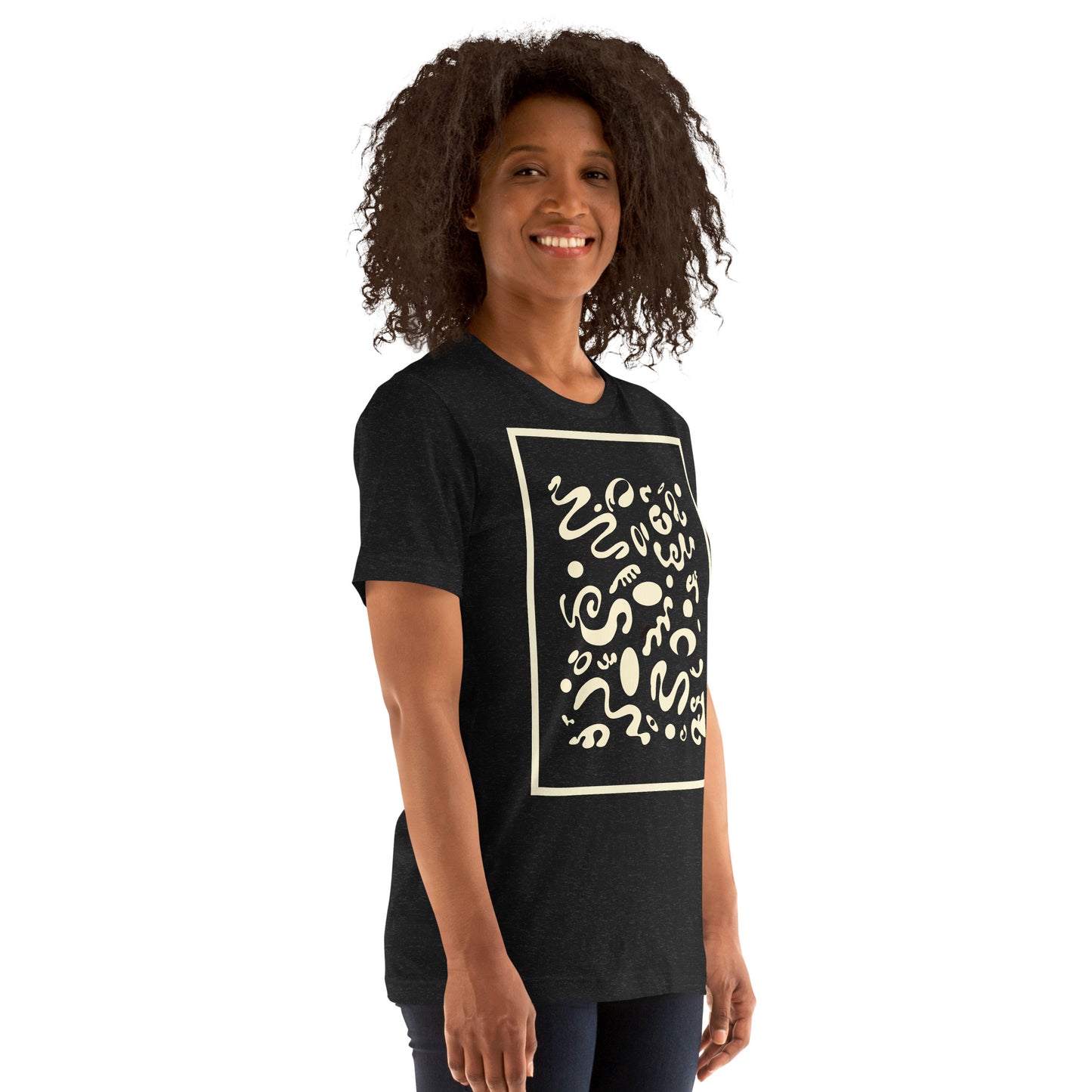 DEEP DREAM ORIGINAL PRINT UNISEX T-SHIRT - Smoke Black