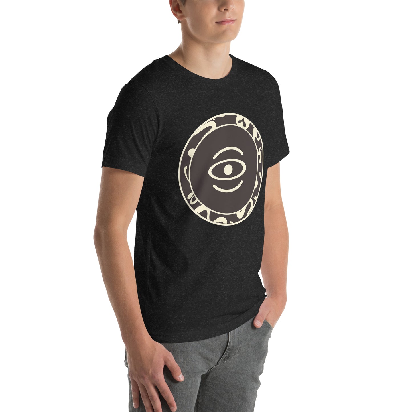 ADORN'D EMBLEM T-SHIRT - Smoke Black Logo