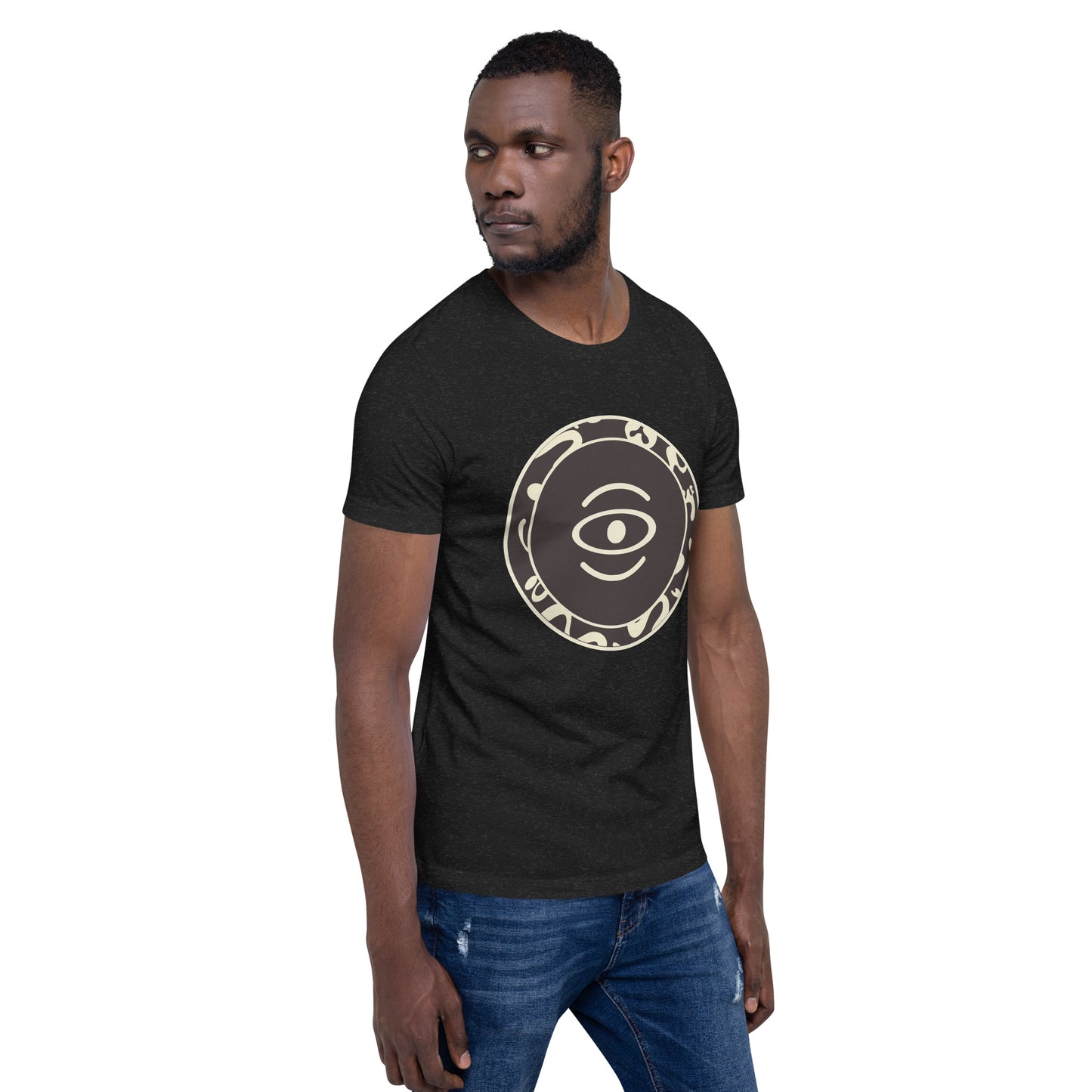 ADORN'D EMBLEM T-SHIRT - Smoke Black Logo