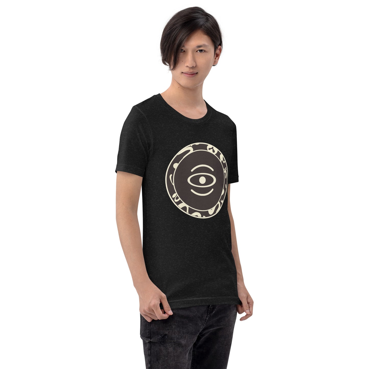 ADORN'D EMBLEM T-SHIRT - Smoke Black Logo