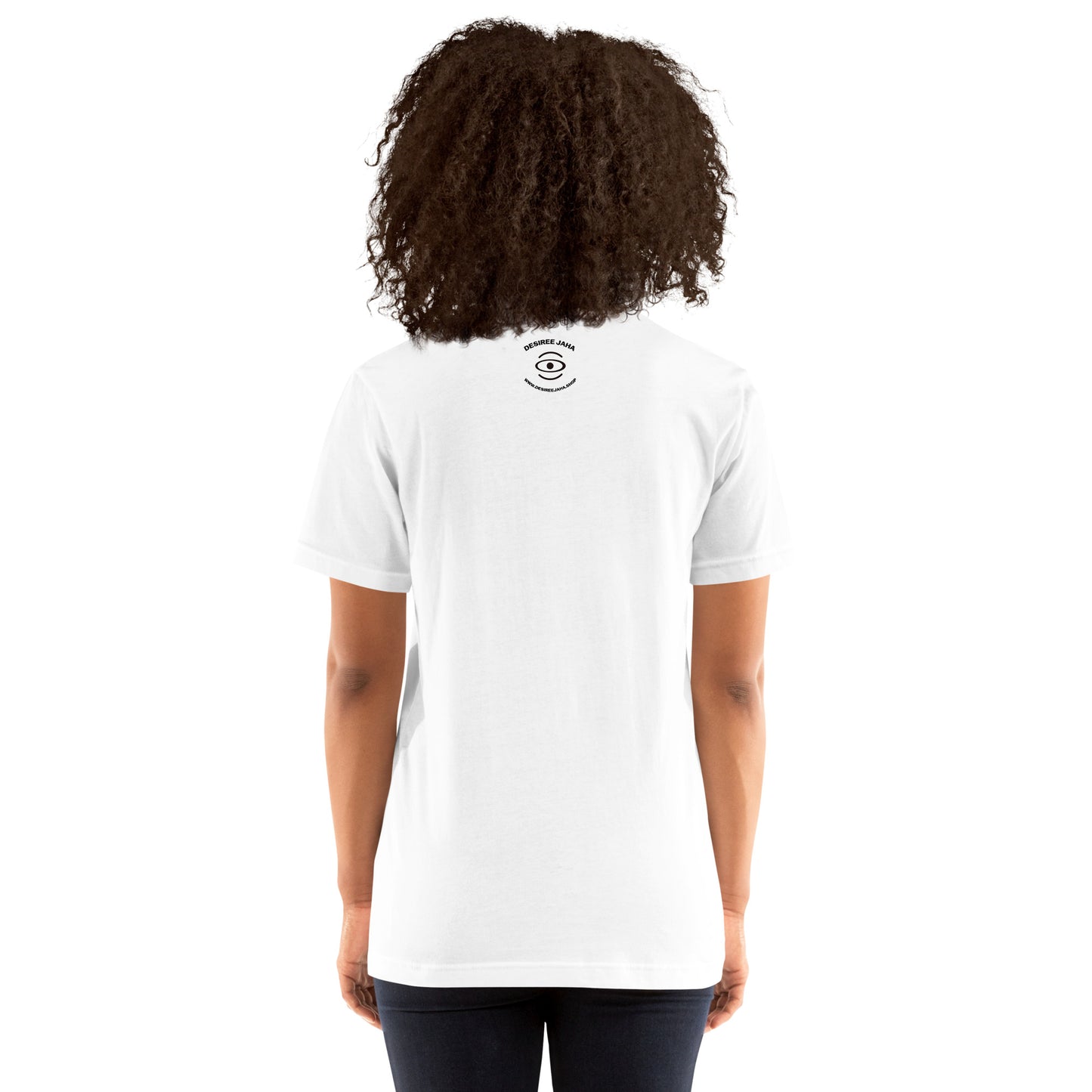 ADORN'D EMBLEM T-SHIRT - Starlight White