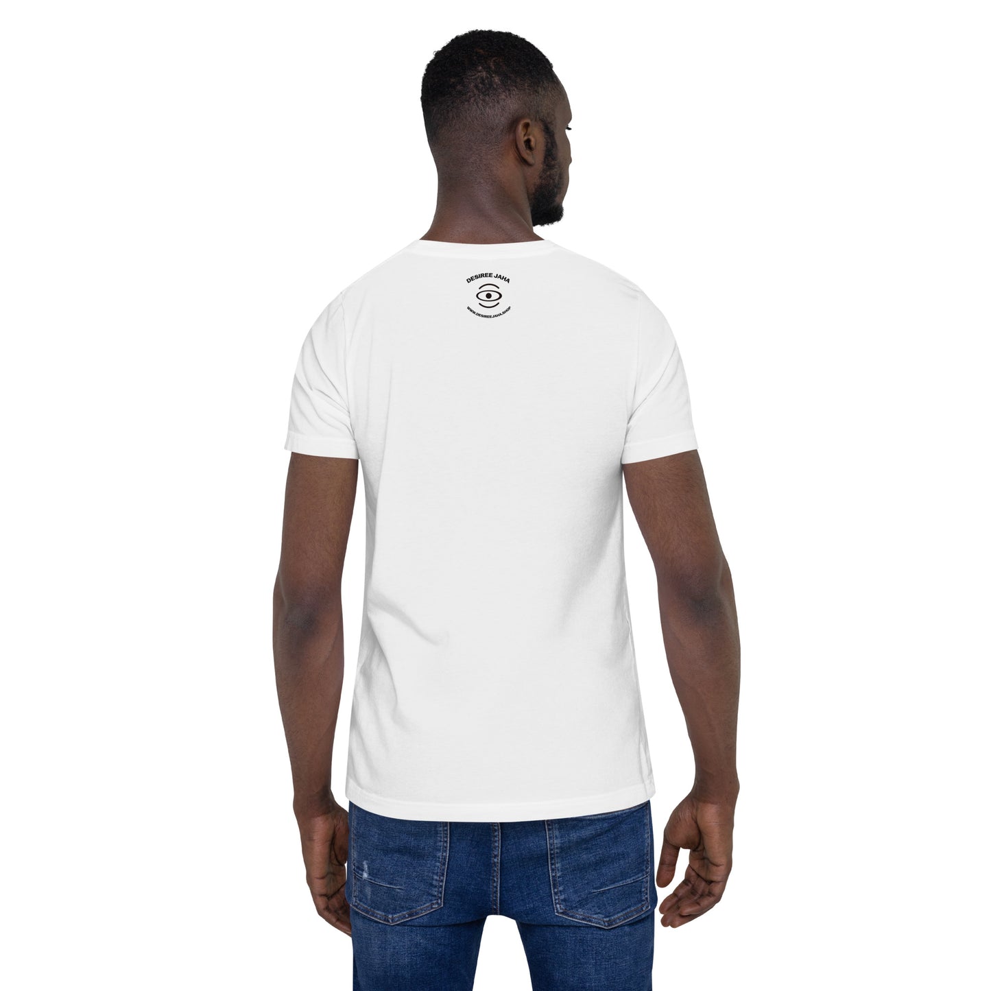 ADORN'D EMBLEM T-SHIRT - Starlight White