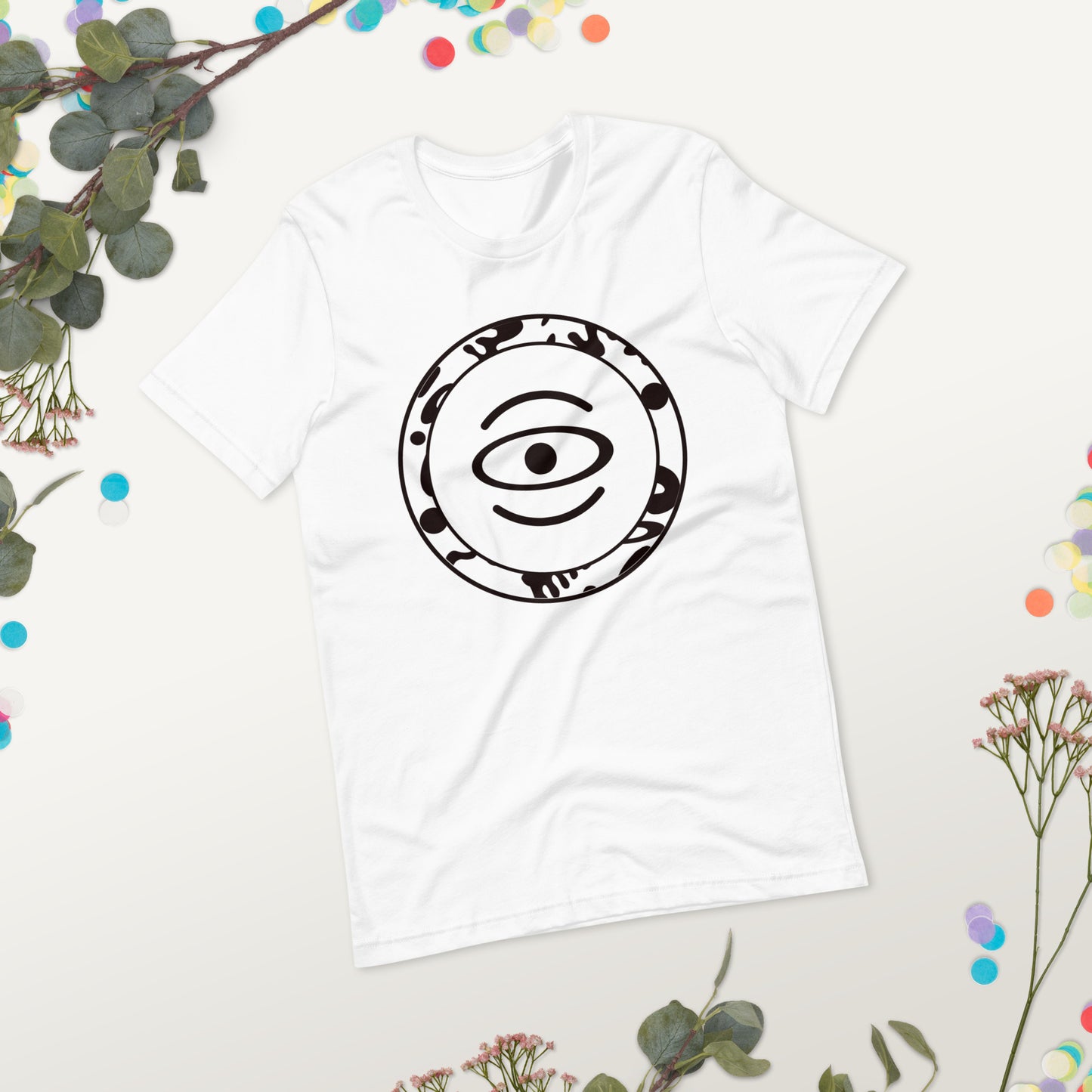 ADORN'D EMBLEM T-SHIRT - Starlight White Logo