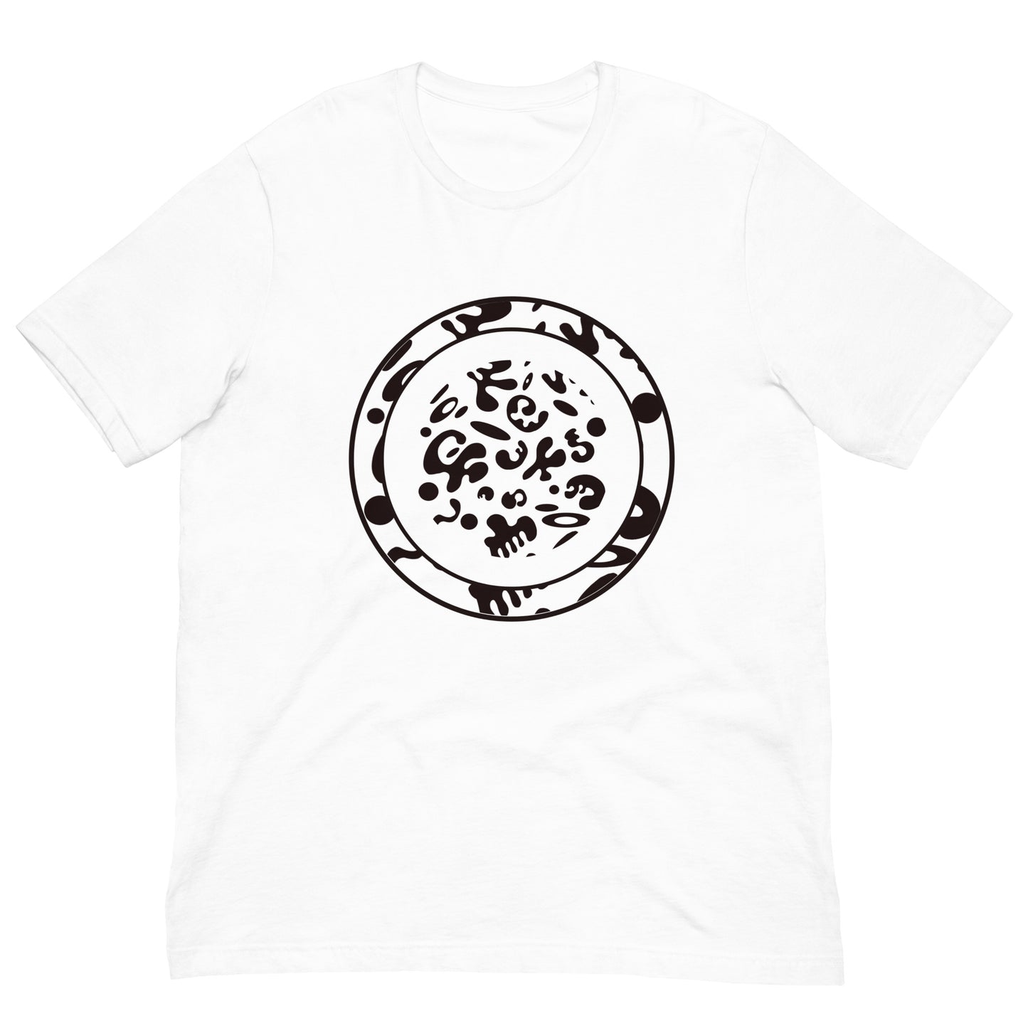 ADORN'D EMBLEM T-SHIRT - Starlight White