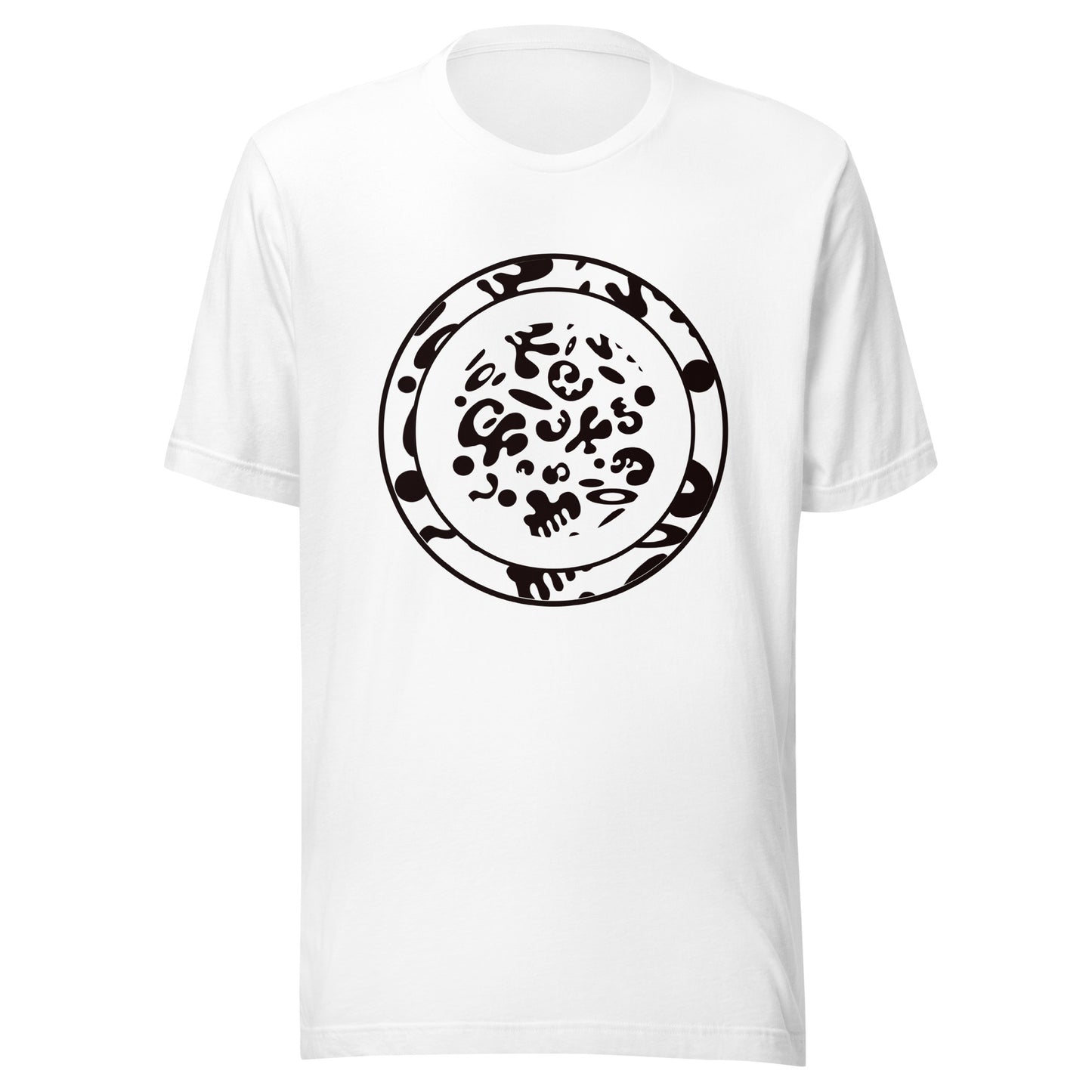 ADORN'D EMBLEM T-SHIRT - Starlight White