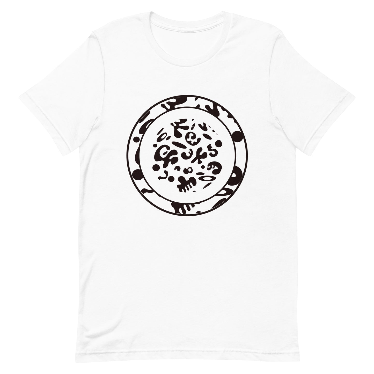 ADORN'D EMBLEM T-SHIRT - Starlight White