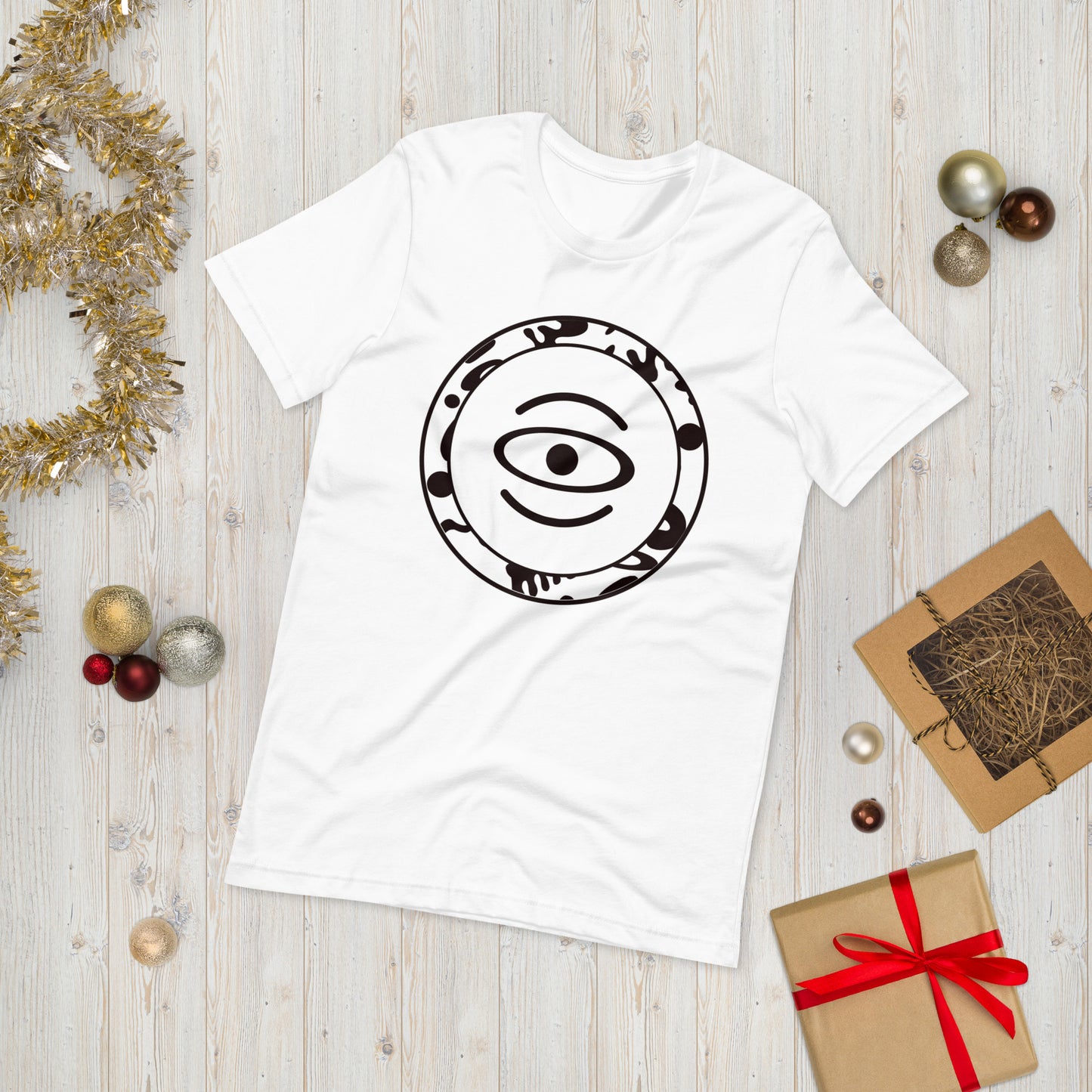 ADORN'D EMBLEM T-SHIRT - Starlight White Logo