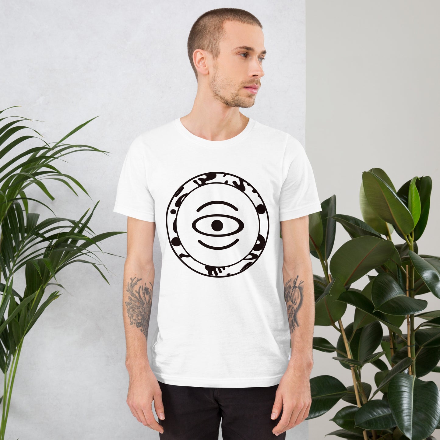 ADORN'D EMBLEM T-SHIRT - Starlight White Logo