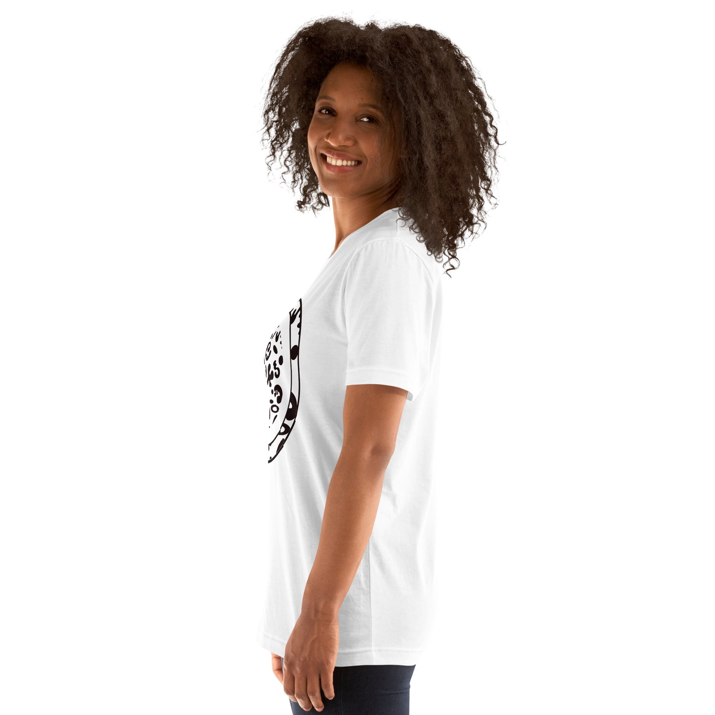 ADORN'D EMBLEM T-SHIRT - Starlight White