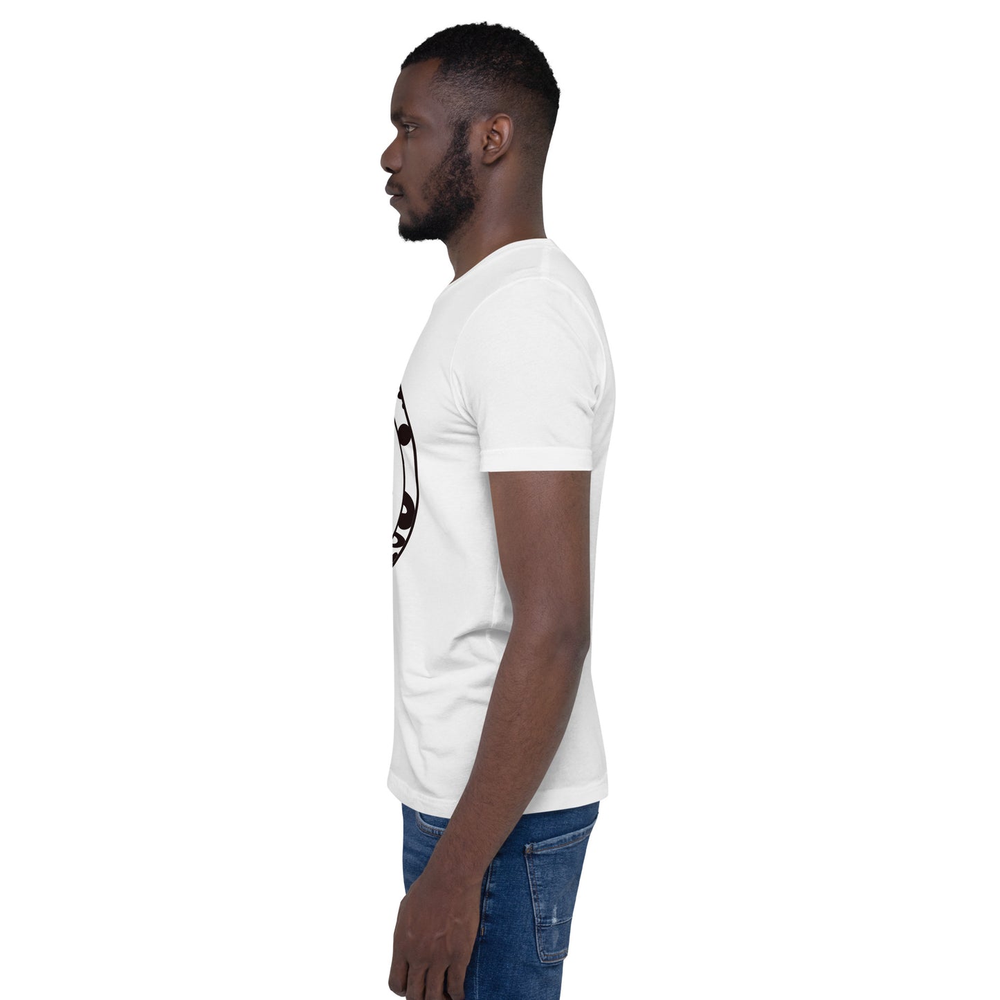 ADORN'D EMBLEM T-SHIRT - Starlight White