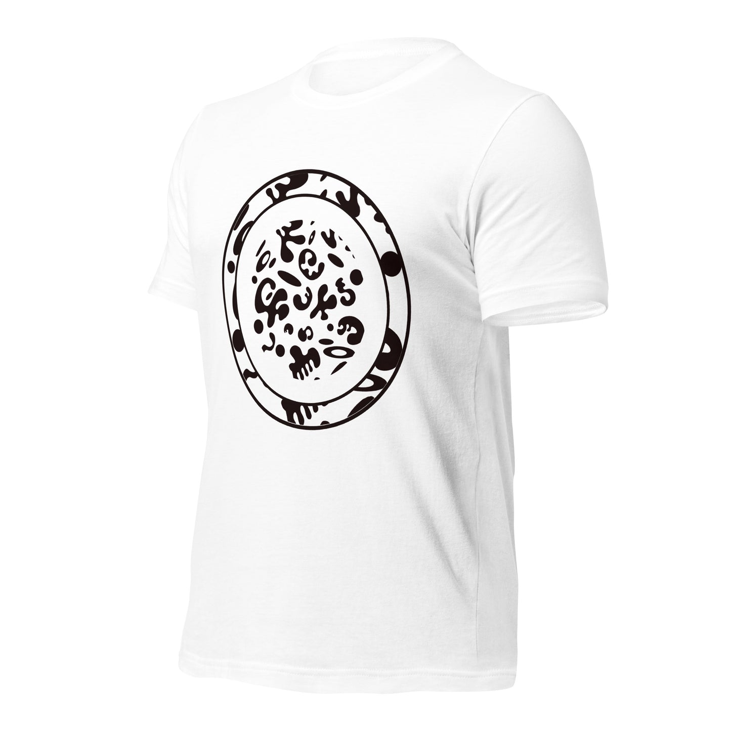 ADORN'D EMBLEM T-SHIRT - Starlight White