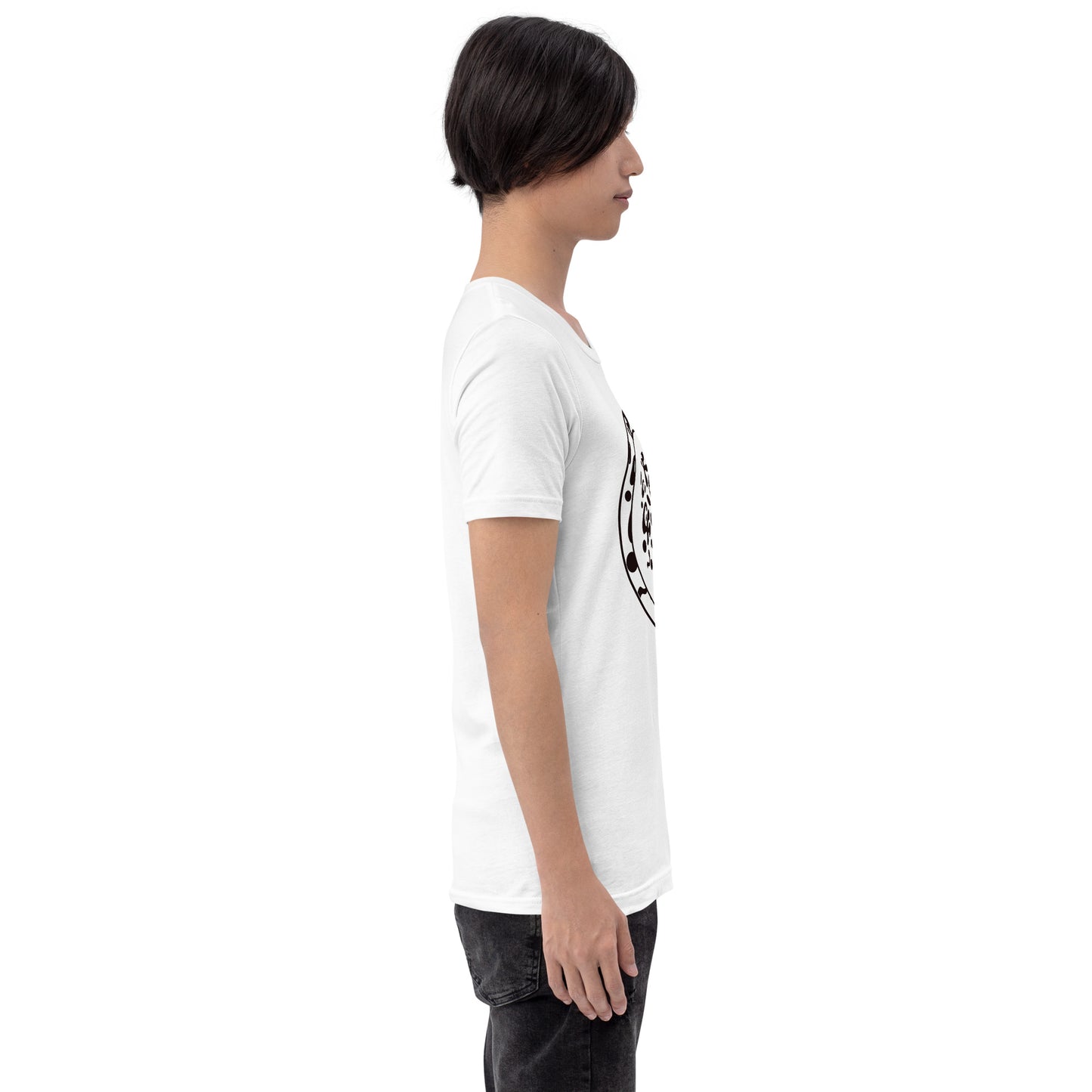 ADORN'D EMBLEM T-SHIRT - Starlight White