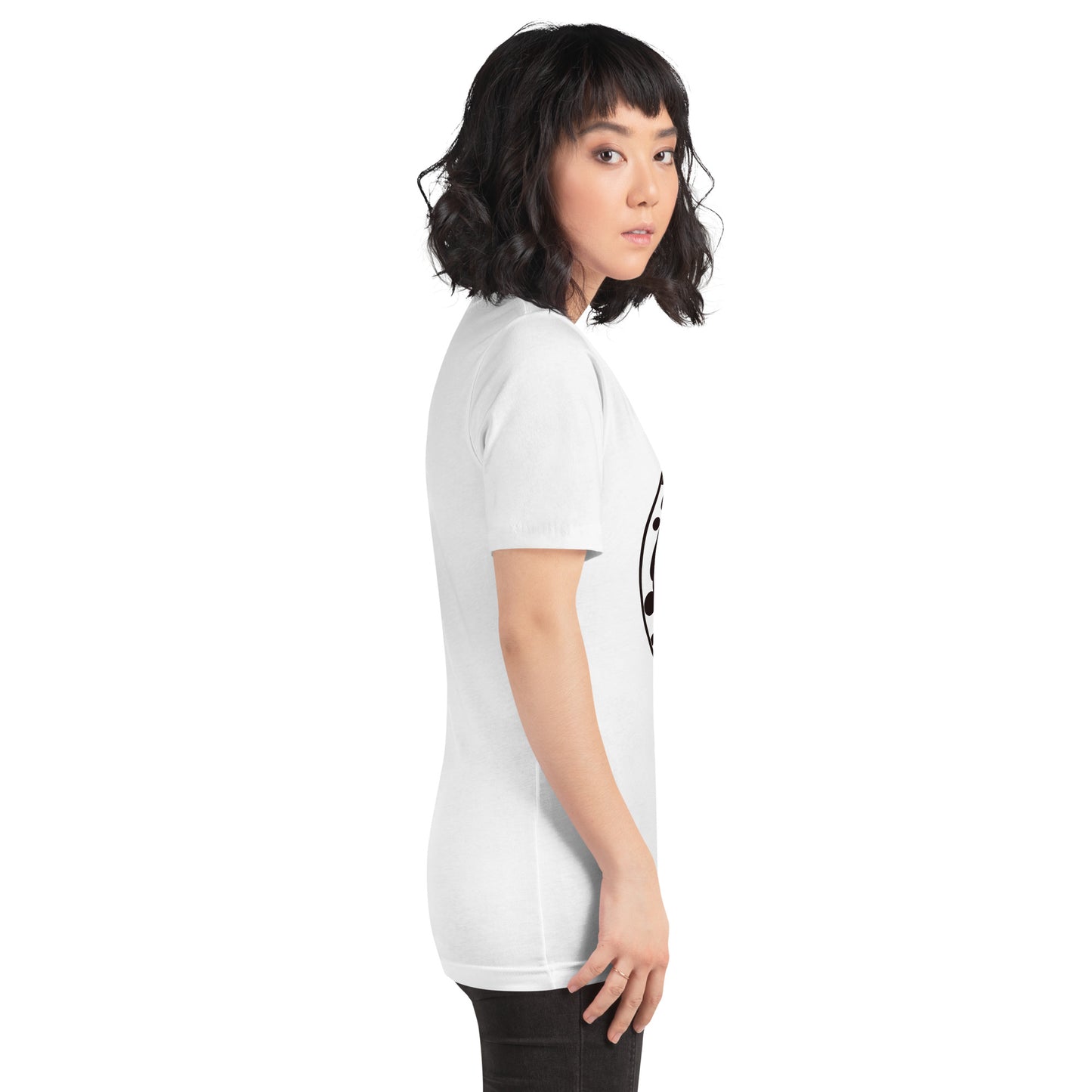 ADORN'D EMBLEM T-SHIRT - Starlight White