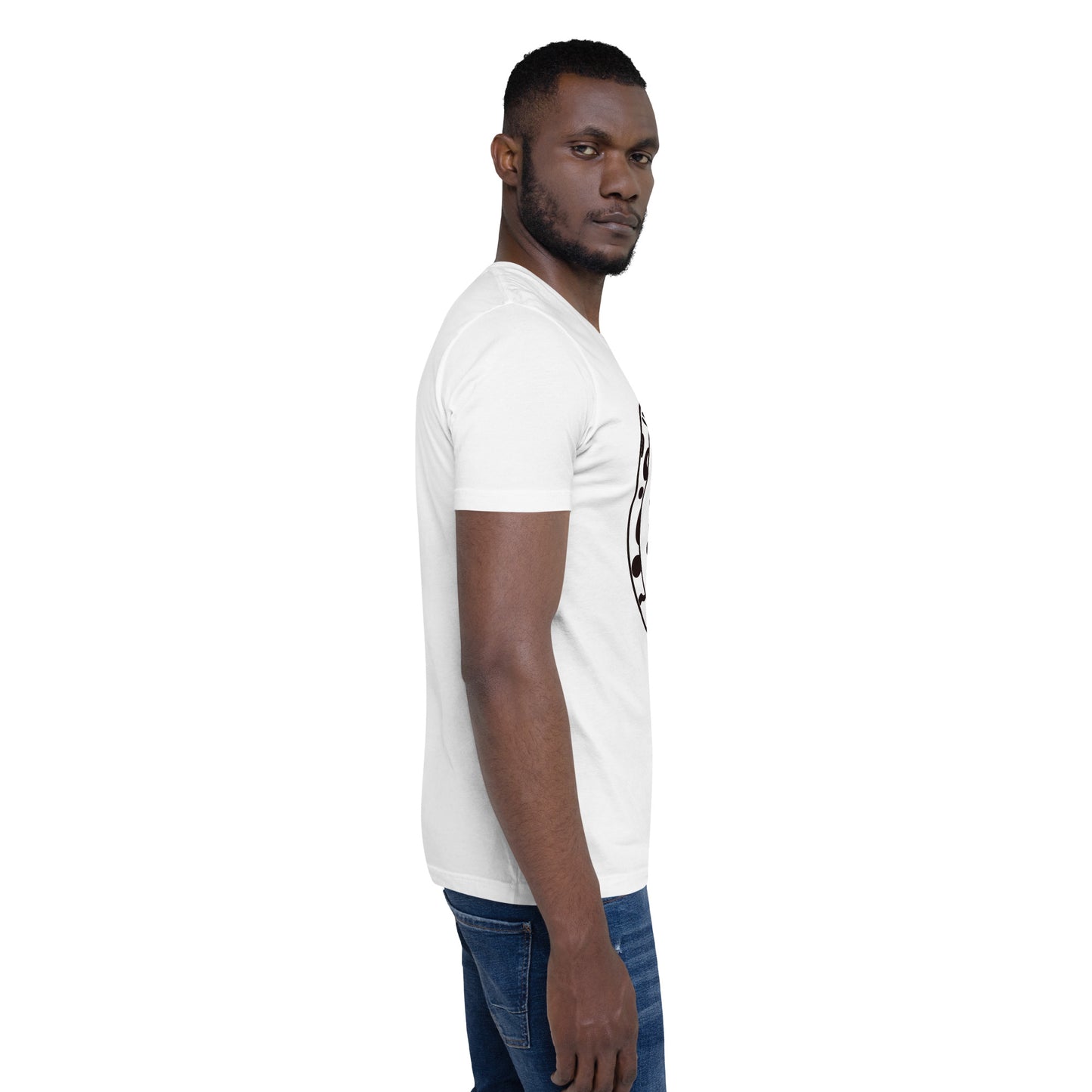 ADORN'D EMBLEM T-SHIRT - Starlight White