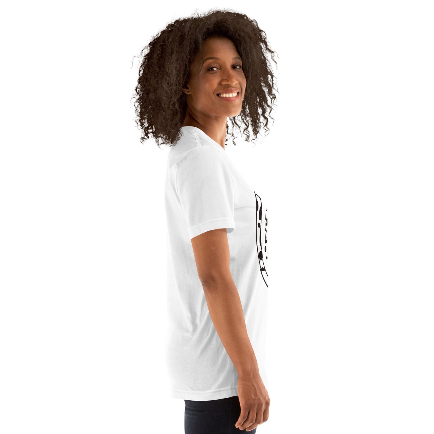 ADORN'D EMBLEM T-SHIRT - Starlight White