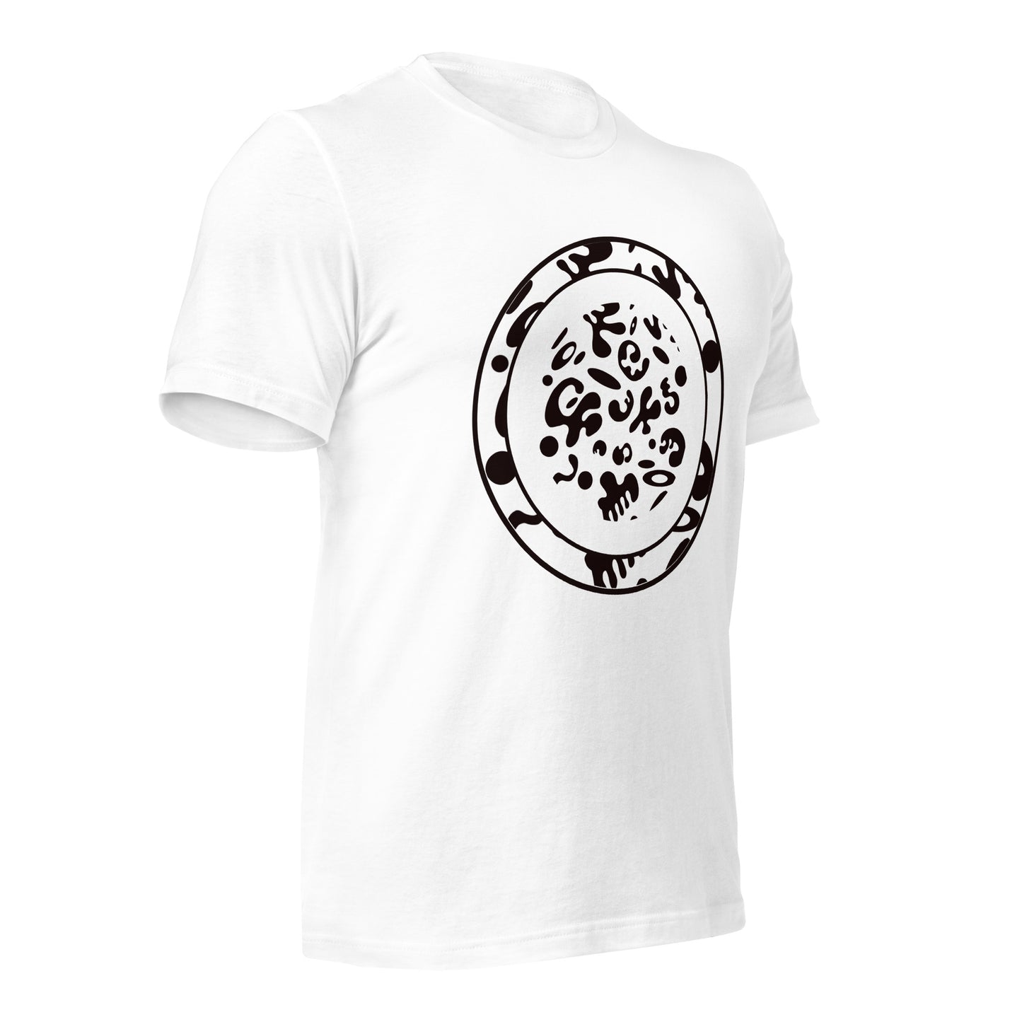 ADORN'D EMBLEM T-SHIRT - Starlight White