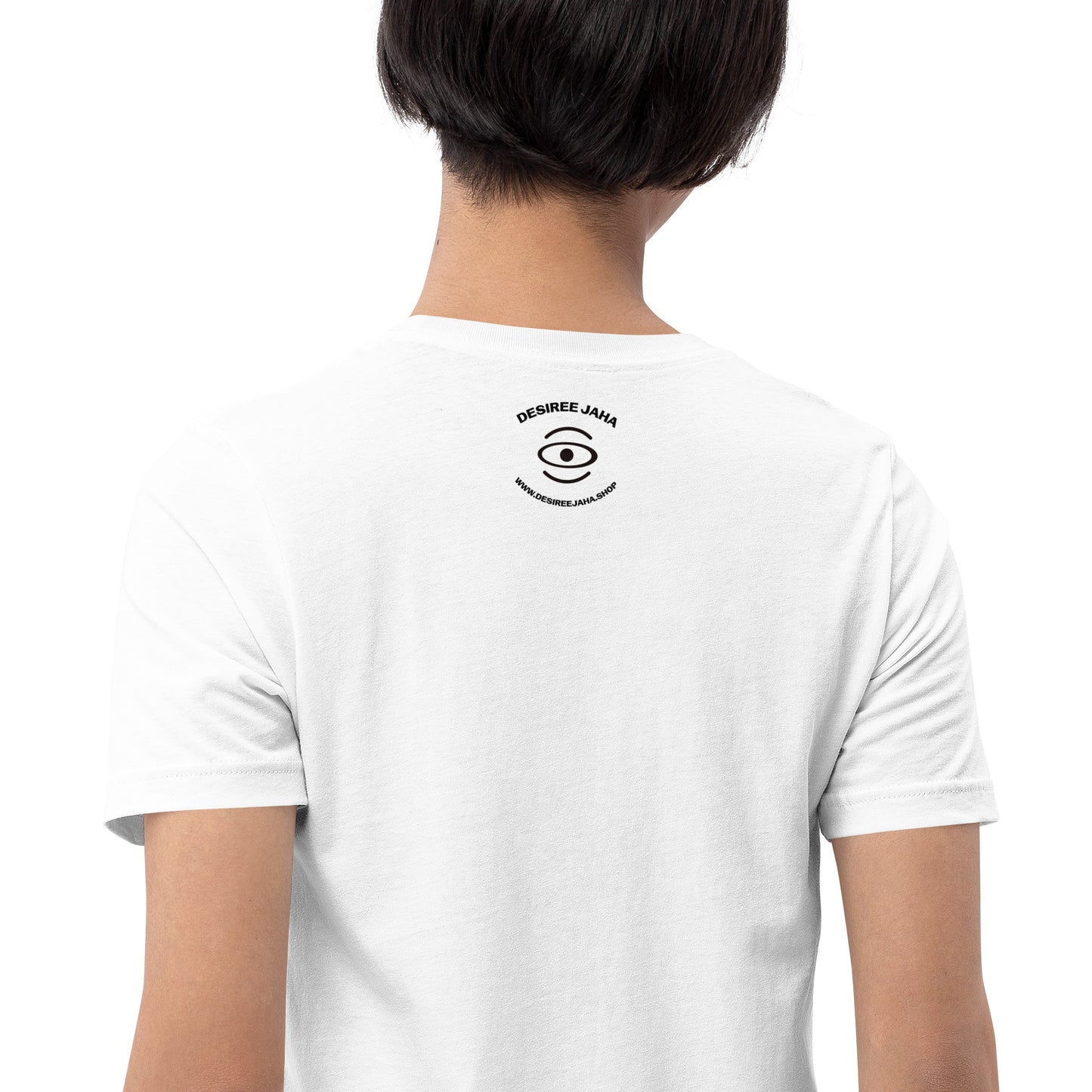 ADORN'D EMBLEM T-SHIRT - Starlight White