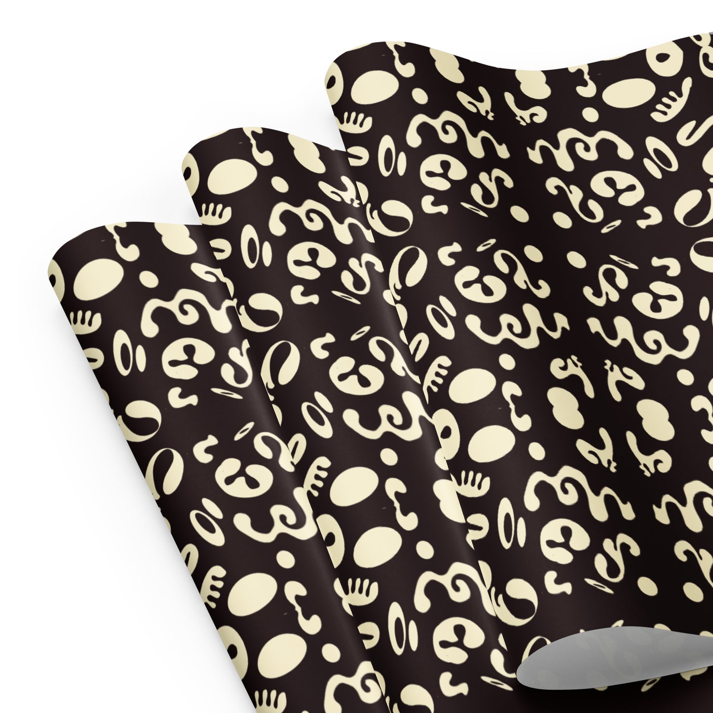 ADORN'D WRAPPING PAPER SHEETS - Smoke Black