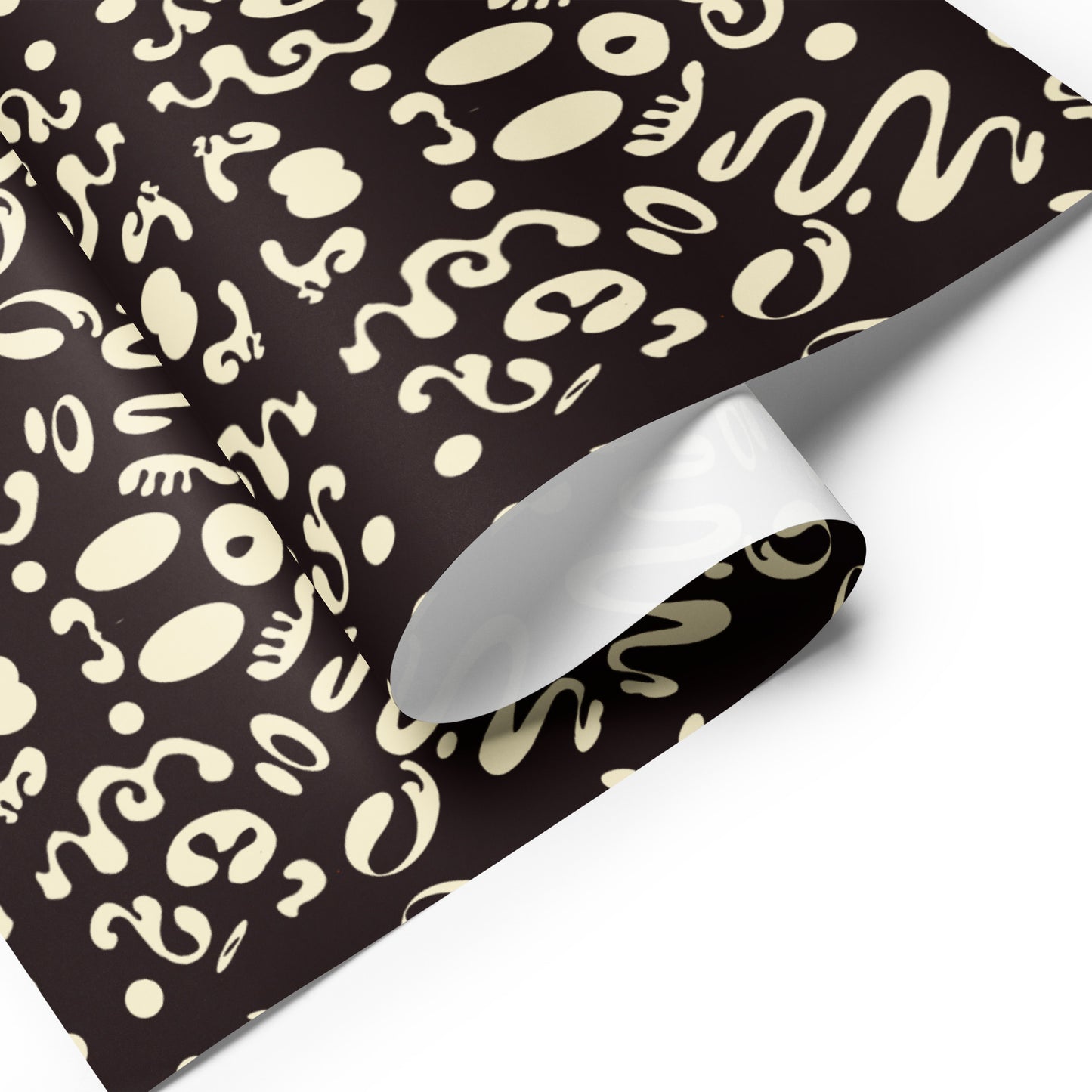 ADORN'D WRAPPING PAPER SHEETS - Smoke Black